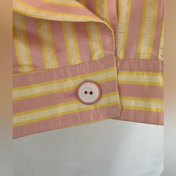 CHANEL Pink and Yellow Striped Jacket - Picture 8 of 13